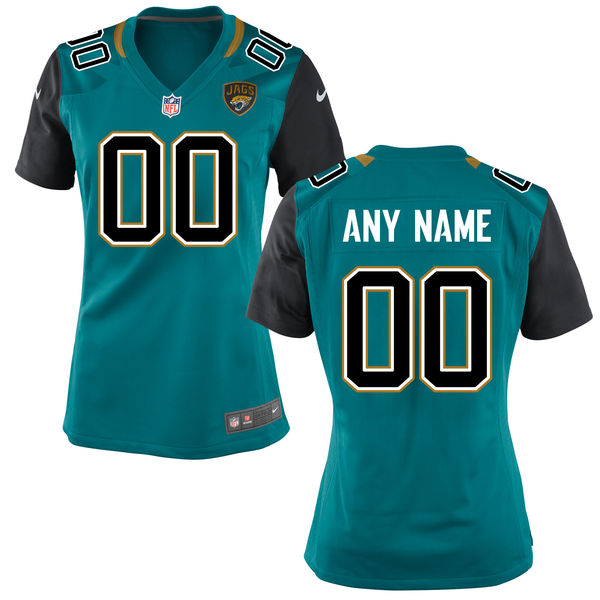 Nike Jacksonville Jaguars Customized Teal Green Stitched Youth NFL Jersey